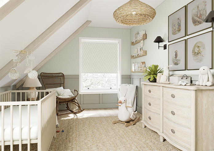 Puddle Down, Trellis Egg - Roller Blind - Image 7